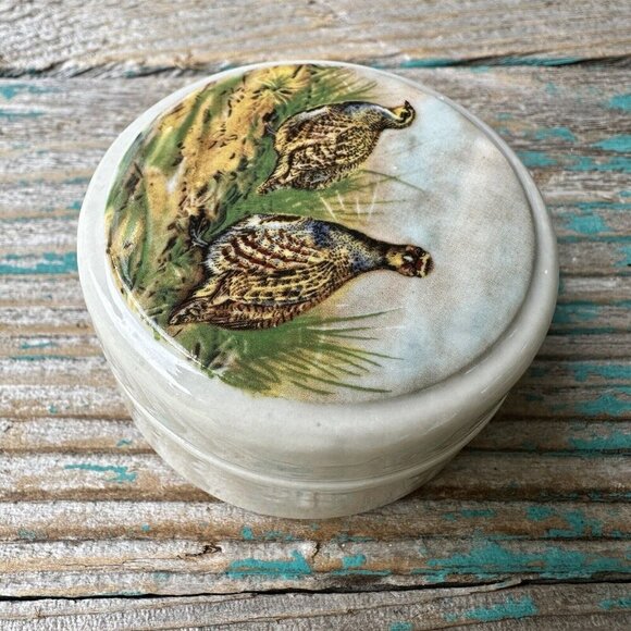 The Gentleman‎ Relish Ceramic Container Patum Peperium Ceramic Trinket Box 2" - Picture 5 of 12